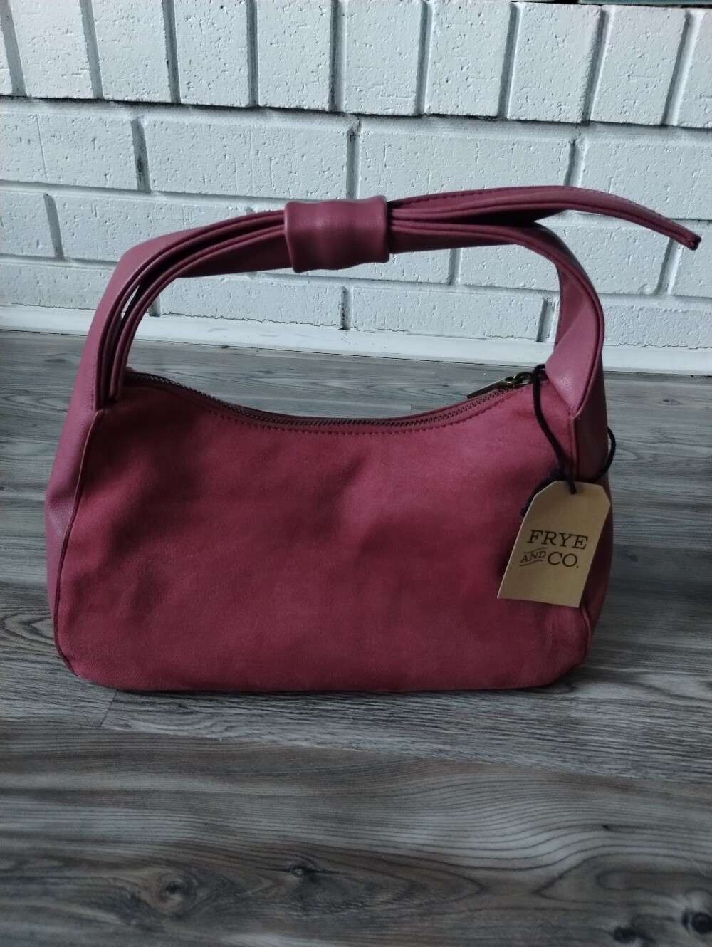 Frye and Co. Franny Mini Hobo Purse Pink